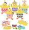 12-Pack Easter Craft Kit for Kids – DIY Foam Chick Stickers for Preschool Art & Decorations